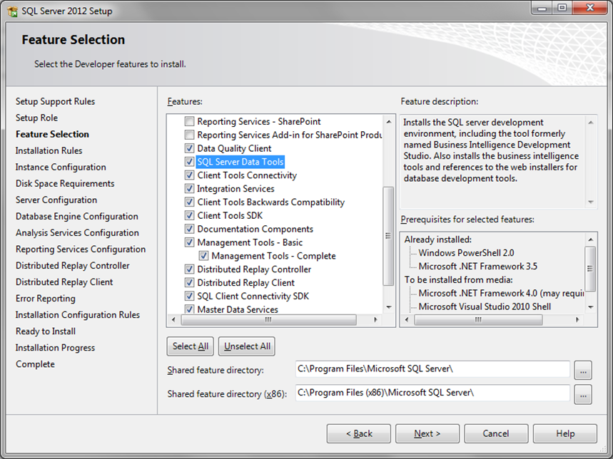 sql business intelligence development studio